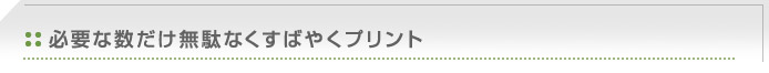 �K�v�Ȑ��������ʂȂ����΂₭�v�����g