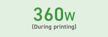 360w (During printing)