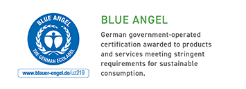 BLUE ANGEL German government-operated certification awarded to products and services meeting stringent requirements for sustainable consumption.