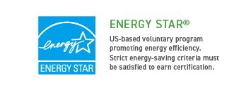 ENERGY STAR US-based voluntary program promoting energy efficiency. Strict energy-saving criteria must be satisfied to earn certification.