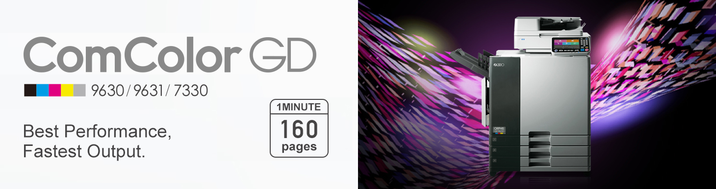 ComColor GD 9630/9631/7330 Best Performance, Fastest Output. 1MINUTE 160 pages