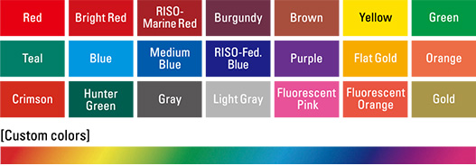 Risograph Color Chart