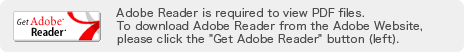 Adobe Reader is required to view PDF files. To download Adobe Reader from the Adobe Website, please click the "Get Adobe Reader" button(left).