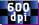 600dpi